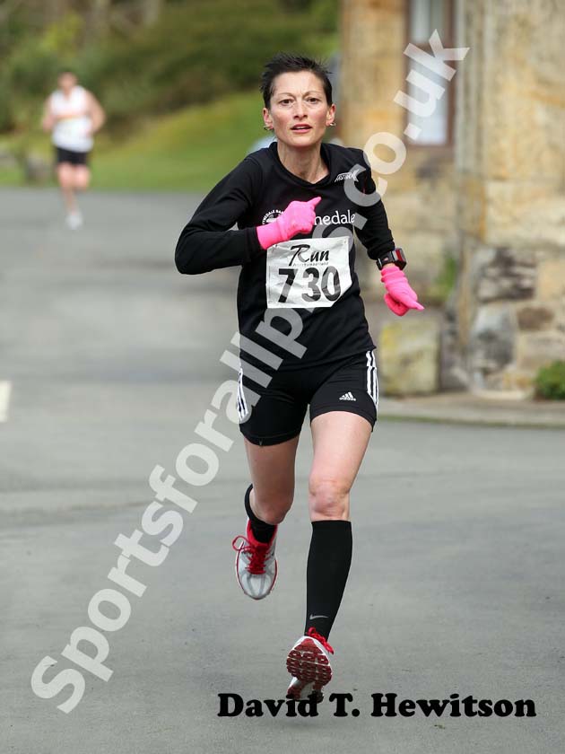 No 730 in the 2012 Run Northumberland 10k Road Race, Cragside, Rothbury, Northumberland.